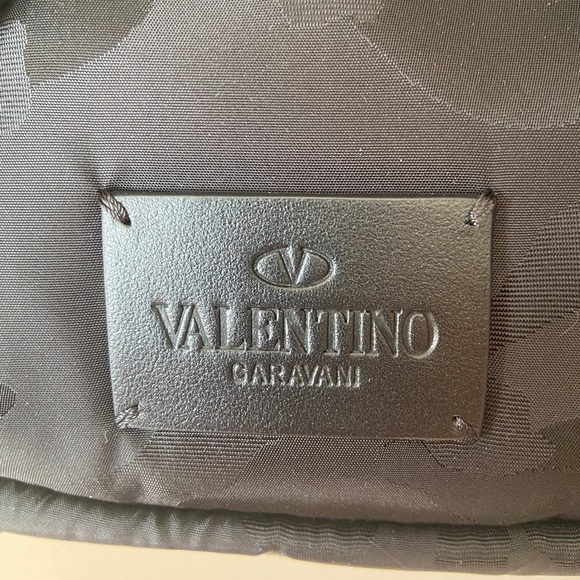 Valentino Garavani Leather and Nylon Camo Backpack - Picture 6 of 8